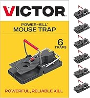 Vista 1 de Victor Power-Kill M393SSR - Trampas para ratones humanitarias - 6 trampas para mouse Power-Kill Victor fáciles de instalar, reutilizables