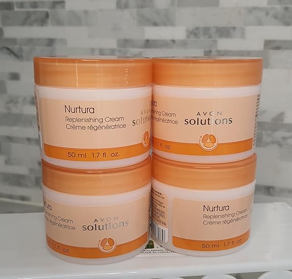 Avon Solutions Nurtura Replenishing Cream Lot of 4 Beauty