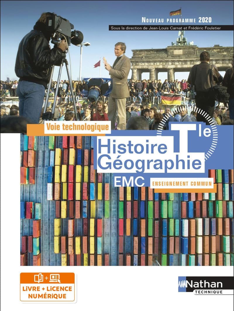 Histoire-Géographie - EMC - Tle Voie technologique - Enseignement commun