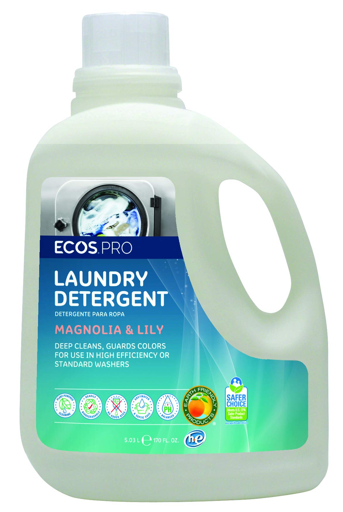 PL9372/02 ECOS Liquid Laundry Detergent, Magnolia-Lily (Pack of 2)