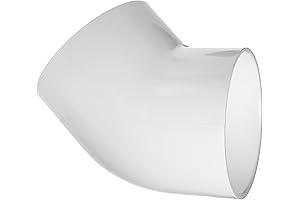 Spears 8 Inch PVC Pipe Fitting, 45 Degree Elbow, Schedule 40