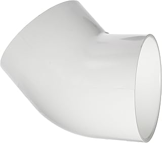 Spears Manufacturing 417-020 Series 417 PVC Pipe Fitting, 45 Degree Elbow, Schedule 40, 2" Socket
