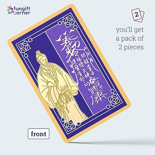 Miniatura 10 de Nobleman Gui Ren Talisman - Tarjeta de amuleto de Feng Shui, símbolo para mentor y gente servicial, regalo de Feng Shui, tarjeta de talismán de