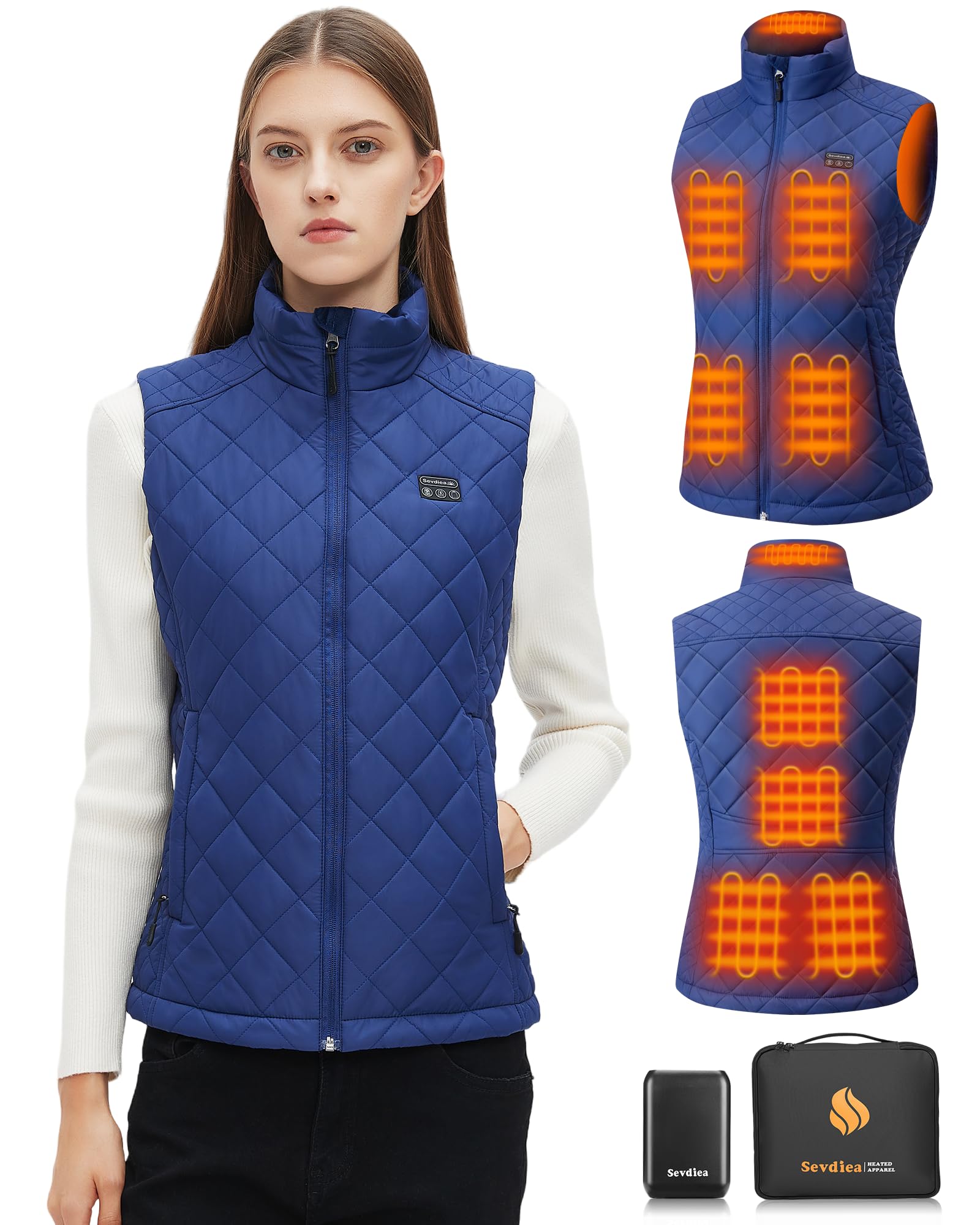 Gilet Riscaldato Con Batteria 16000mAh - 3 Temperature | Uomo E Donna | Per Sci E Outdoor