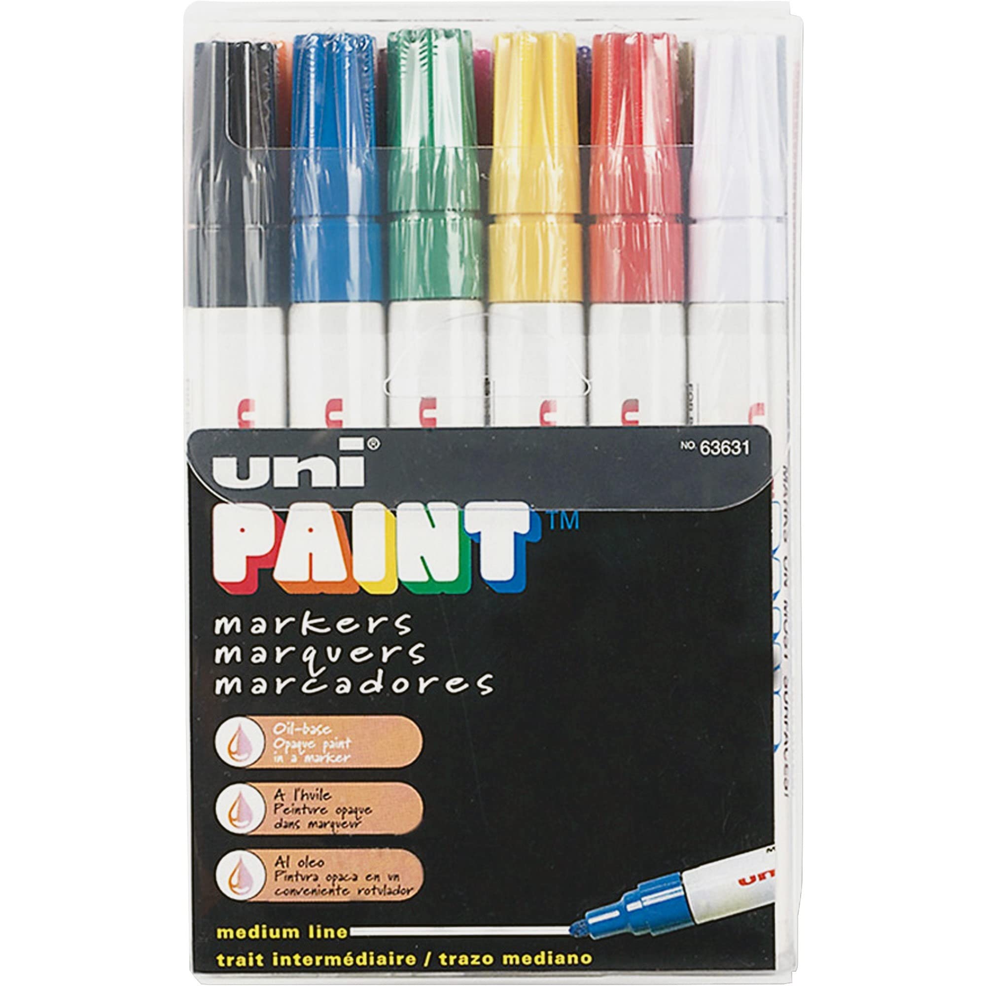 uni-ball, UBC63631, Uni-Paint PX-20 Oil-Based Medium Point Marker, 12 / Set