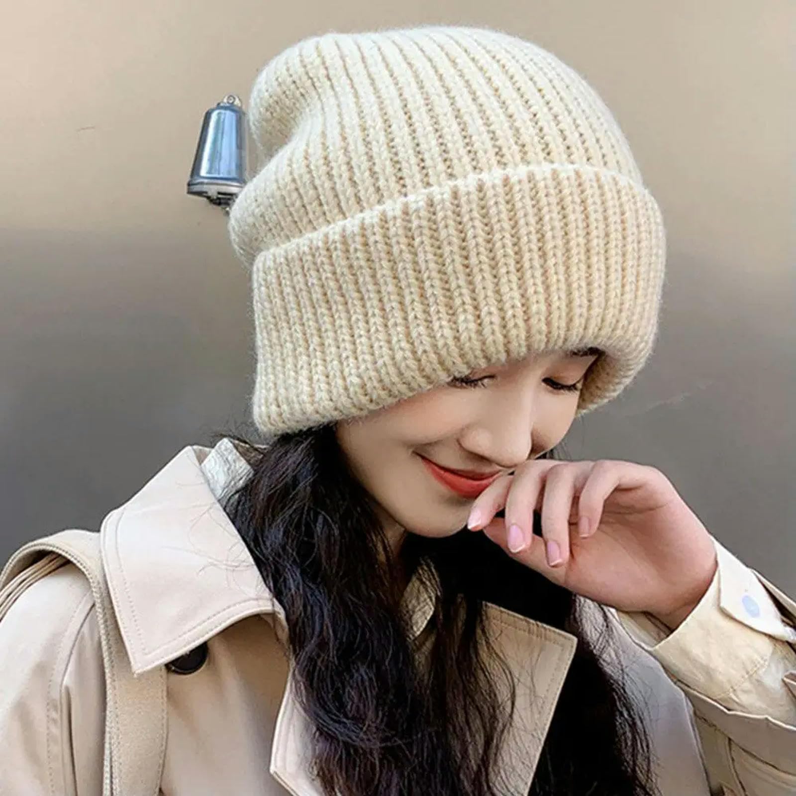 Bucket Hat Winter Warm Hats For Women Casual Stacking Knitted Bonnet Caps Men Hats Hip Hop Unisex Female Beanies
