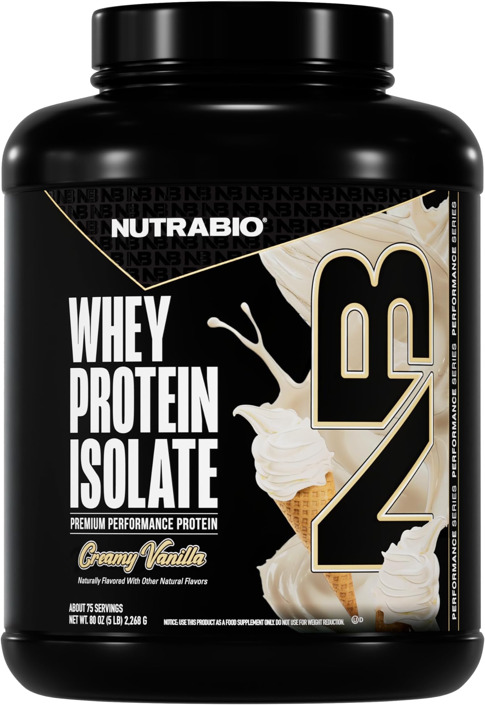 Whey Protein Isolate Powder Alpine Vanilla 5 Lbs.