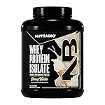 NutraBio 100% Whey Protein Isolate Protein Powder, 25g Protein with Complete Amino Acid Profile, Non-GMO, Soy & Gluten Free, Low Carb, Low Calorie Whey Protein Powder, Creamy Vanilla, 5 Lbs