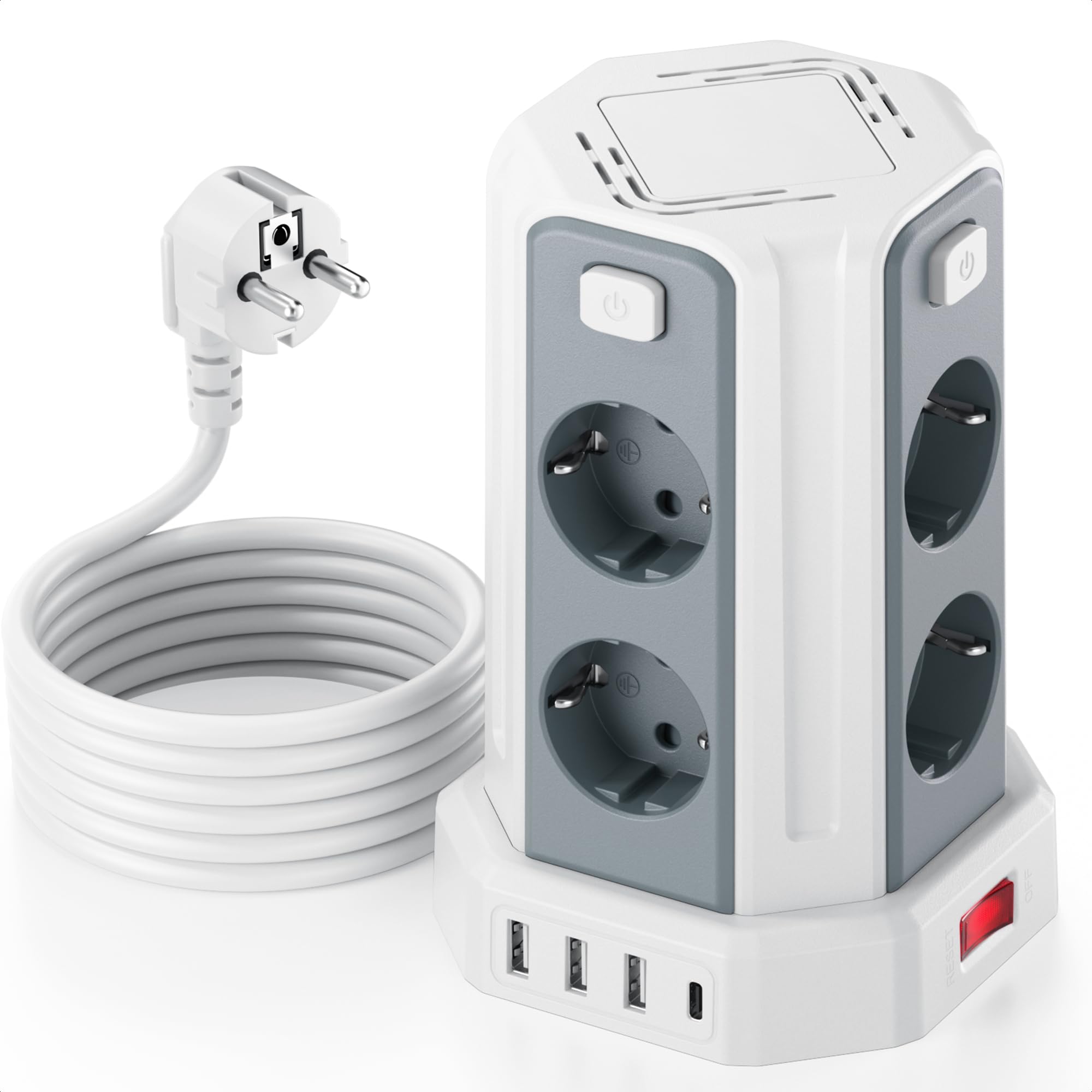 Steckdosenleiste mit 4 USB
