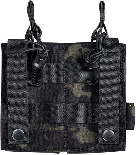 Miniatura 43 de EXCELLENT ELITE SPANKER Funda para rifle elástico Mag M4 M14 M16 AK AR para rifle elástico M4 M14 M16 AK AR para bolsa de pistola Mag Doble-Negro