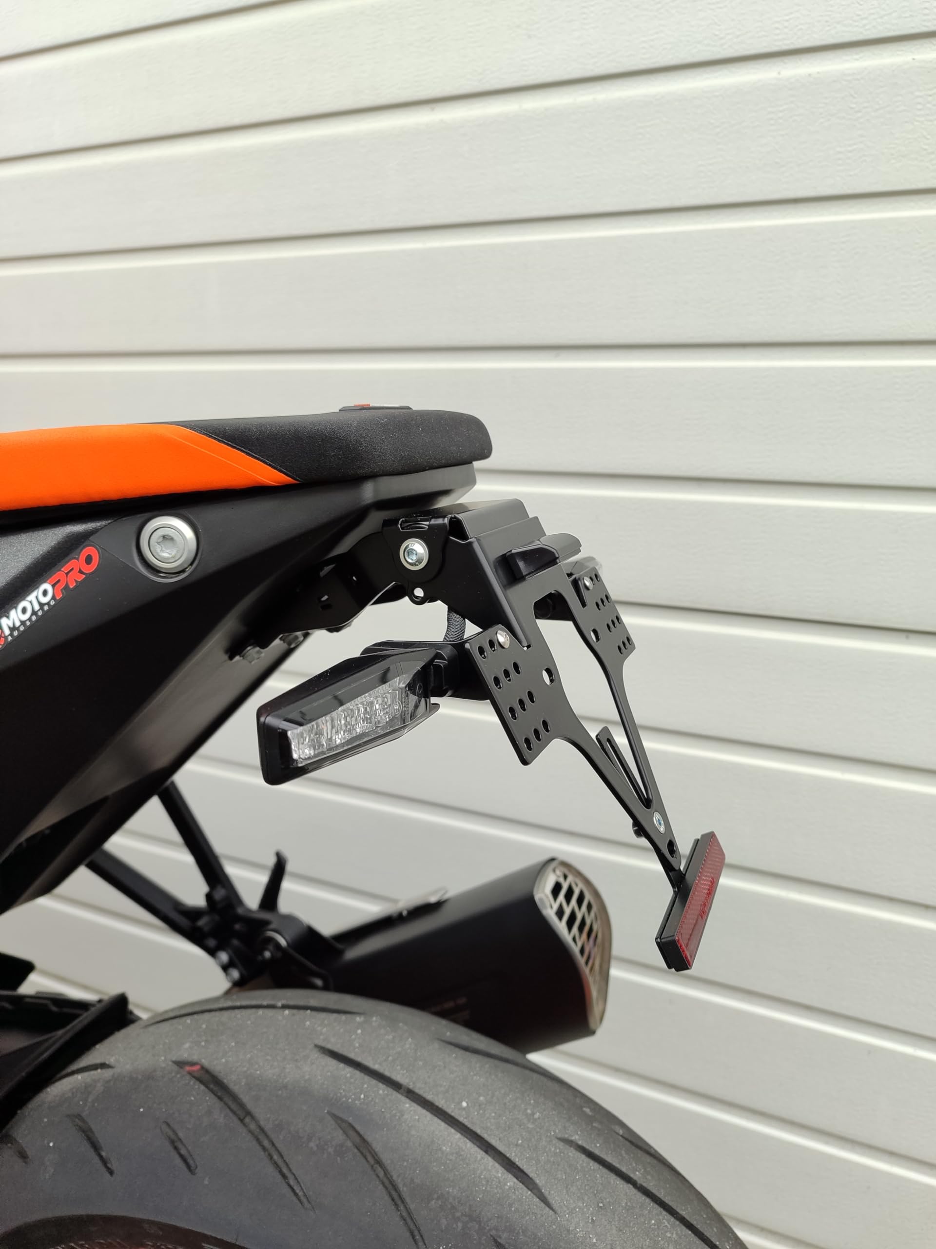 Portatarga corto per KTM 990 Duke EVO portatarga Duke R EVO conversione posteriore SDR Tail Tidy superduke 990duke MiniBeast coda corta