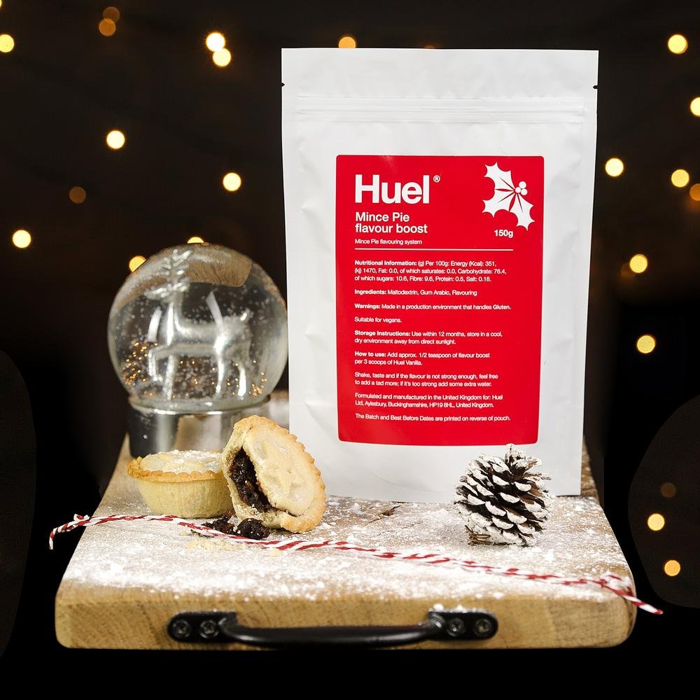 Huel, 150g Flavour Boost for Adding to Huel Complete Powder (Mince Pie)