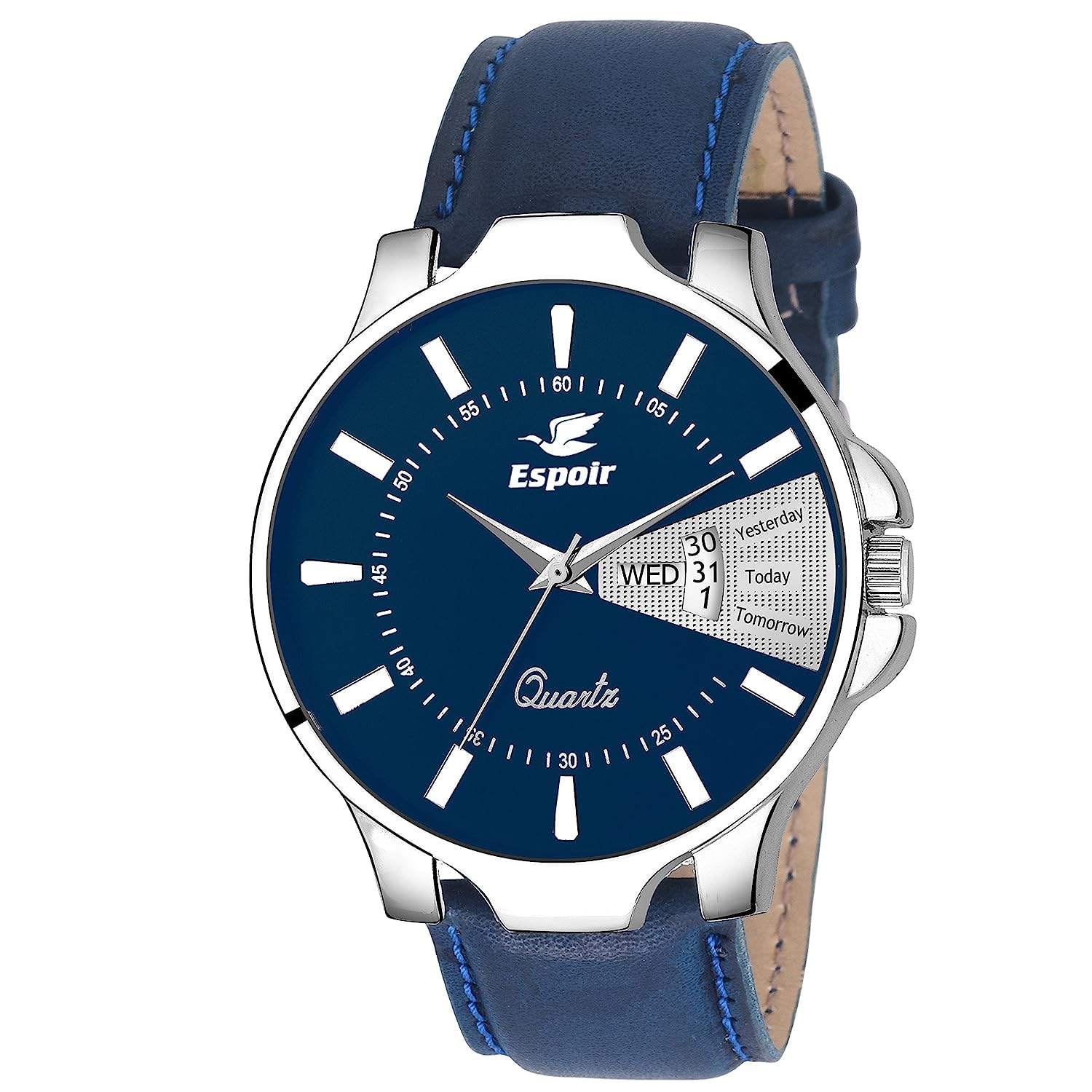 Emmanuel Analogue Blue Dial Mens Watch - Alexander0507 (B0C8TWP1MP) Amazon Price History, Amazon Price Tracker