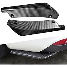 2 Pcs Car Rear Bumper Lip Spoiler for Toyota Urban Cruiser Hyryder 2022 2023 2024, Rear Corner Rear Llip Diffuser Spoiler Side Fin Scratch Protector Car Accessories