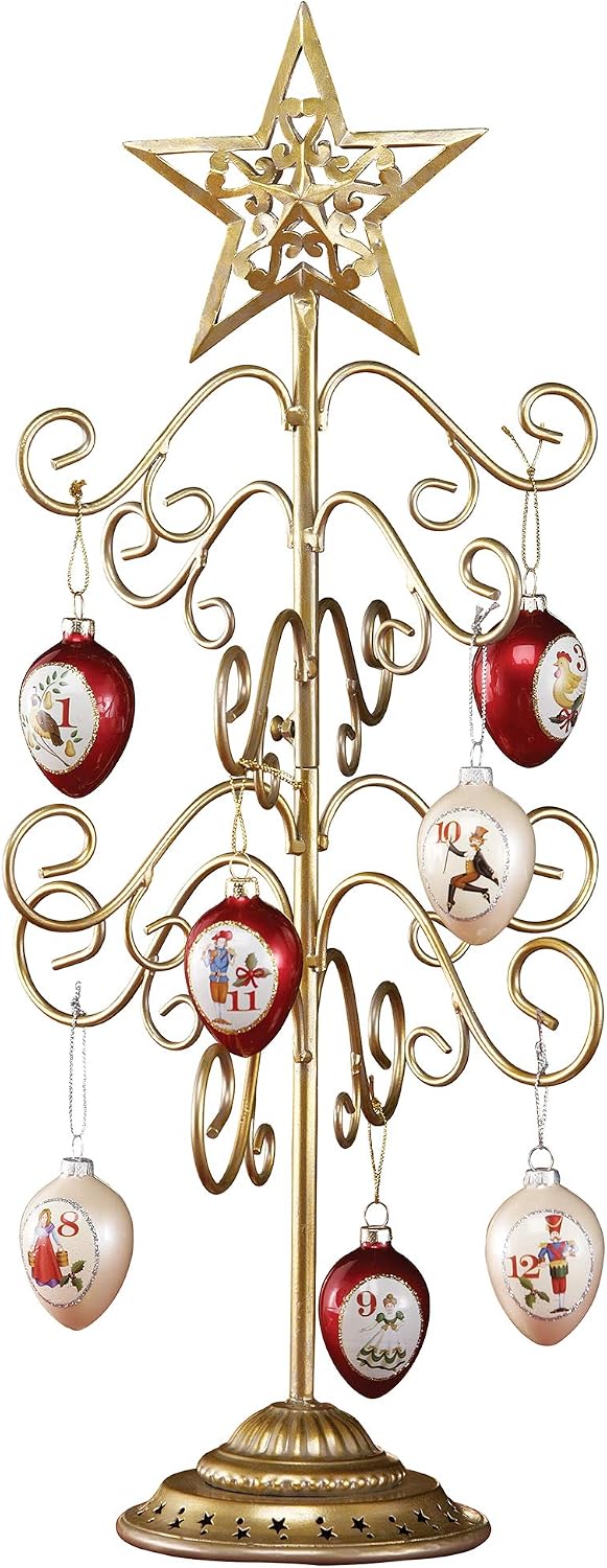 Collections Etc Joyous Holiday Tree Christmas Ornament Holder