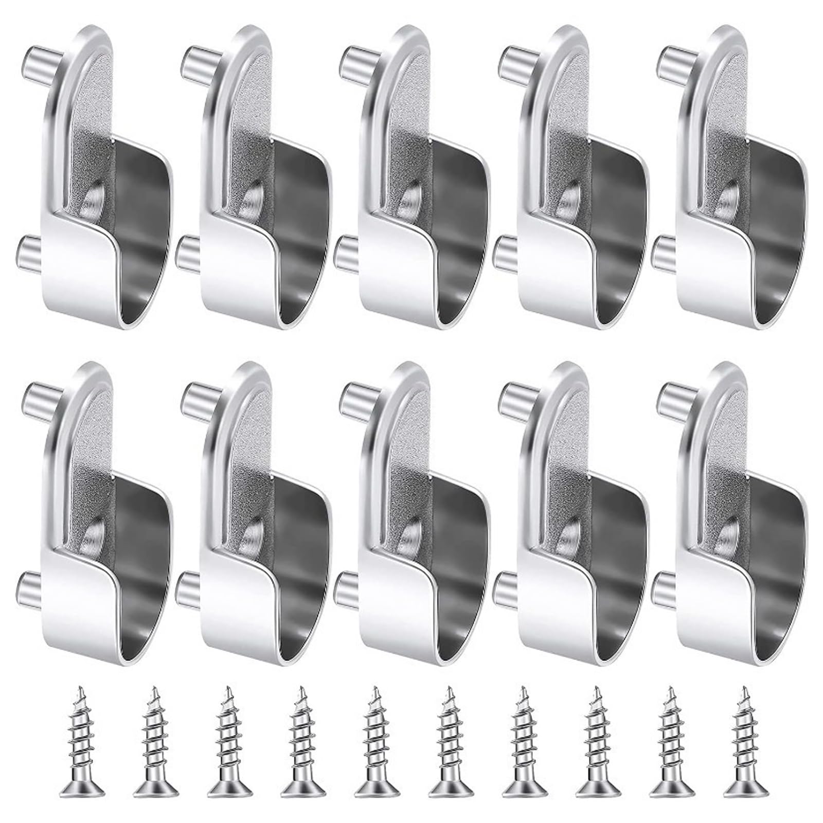 Kalttoy Alloy Clothes Hanger Pack of 10 Ideal for Enhancing Wardrobe Functionality and Styles Closet Organization Accessories