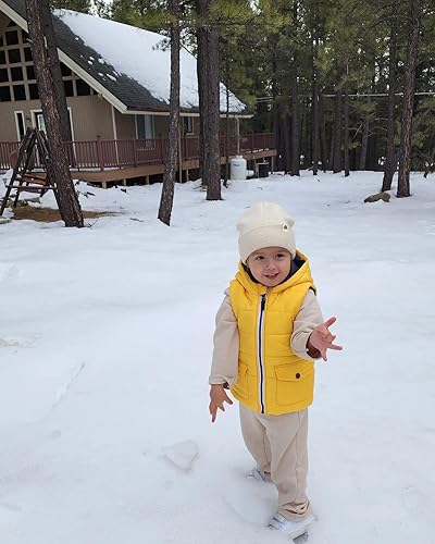 Miniatura 6 de FURTALK Gorro de invierno con forro polar para bebés de 0 a 8 años