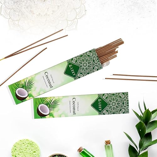 Miniatura 2 de Eleet Varillas de incienso Masala de 125 gm, paquete de 6 x 20, total de 120 varillas de incienso con soporte de madera para aroma de larga