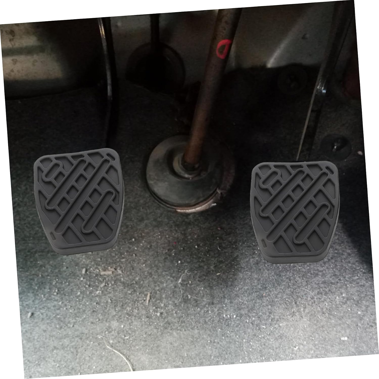 4pcs Anti-Slip Rubber Clutch Pedal Pad for Pickup Trucks Easy Installation Brake and Clutch Foot Pedal Covers Enhance Driving Comfort and Safety