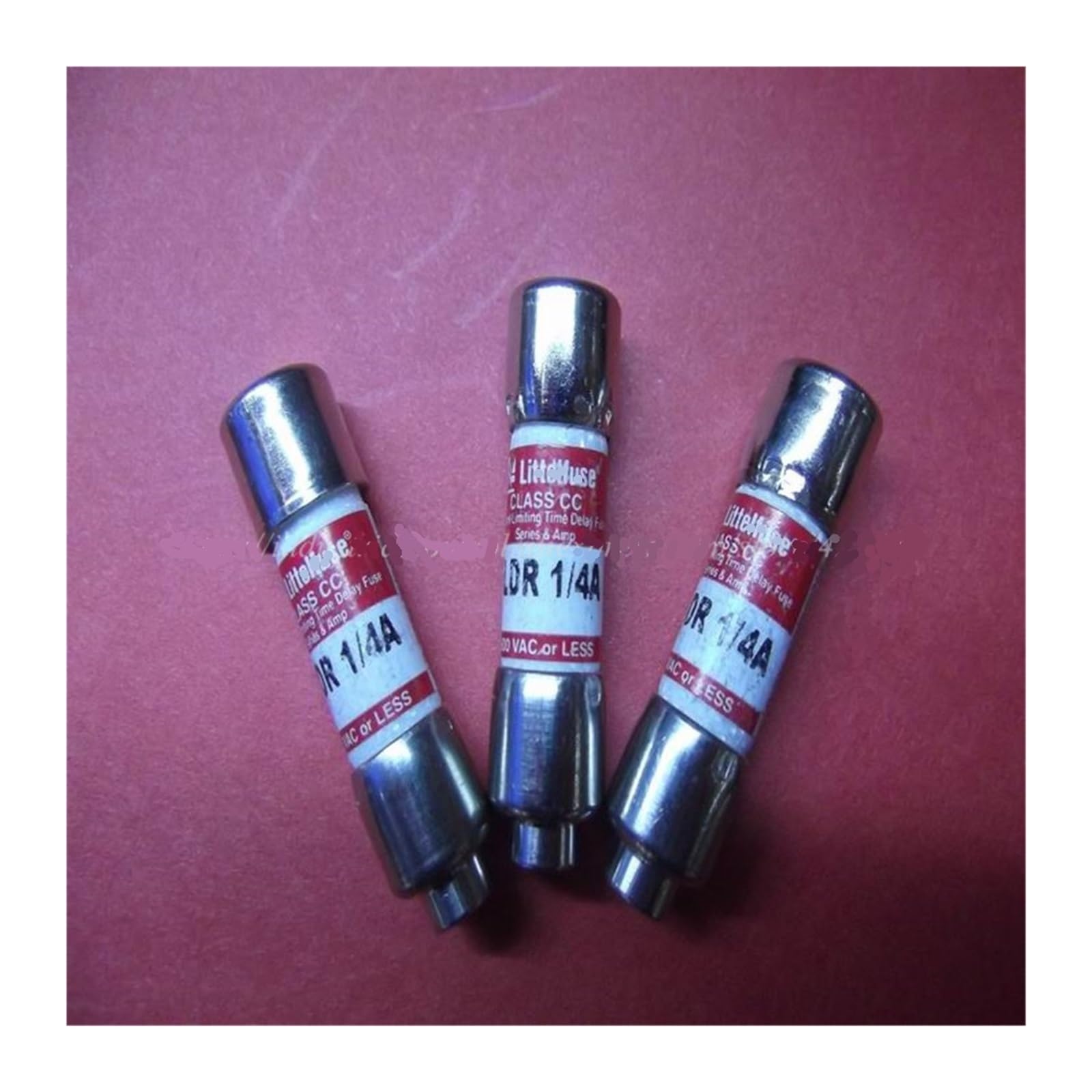 CXFCIHFT 10PCS KLDR 1/4 600V 10 * 38 Time Delay Fuse