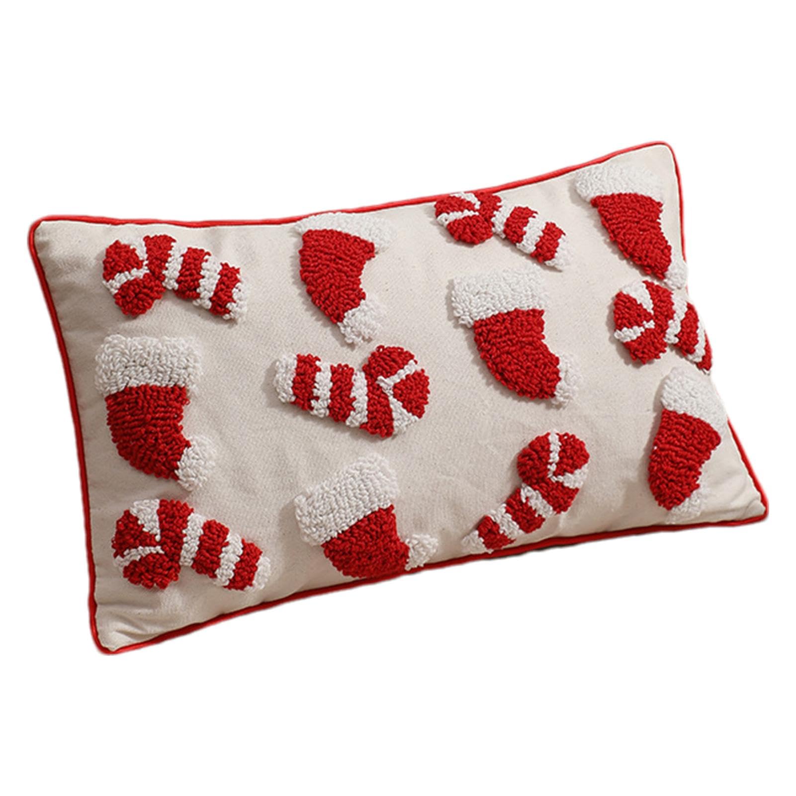 Housses de coussin de Noël pour rafraîchir une décoration de salon fatiguée
