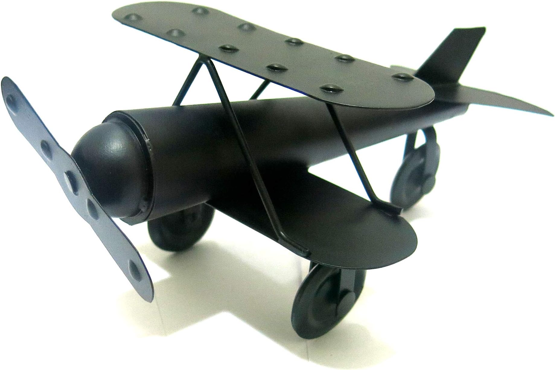 - Kid Metal Medium 8.5'' Retro World War German Wings Model Wrought Iron Aeroplane Aircraft Model (Black, 21.5 X 15 X 10 Cm )