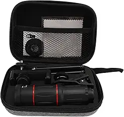 Lente teleobjetiva de alta potência HD 28x, lente olho de peixe ultra grande angular de 198 graus para smartphones de celular