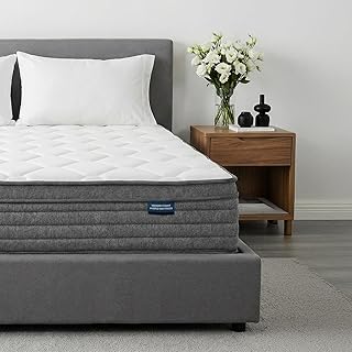 Matratze 180×200 cm, Härtegrad H3, Dicke 25cm, 7-Zonen Taschenfederkern mit Memory-Schaum Rückenschmerzlinderung, Punktgenaue Körperanpassung für Besseren Schlaf
