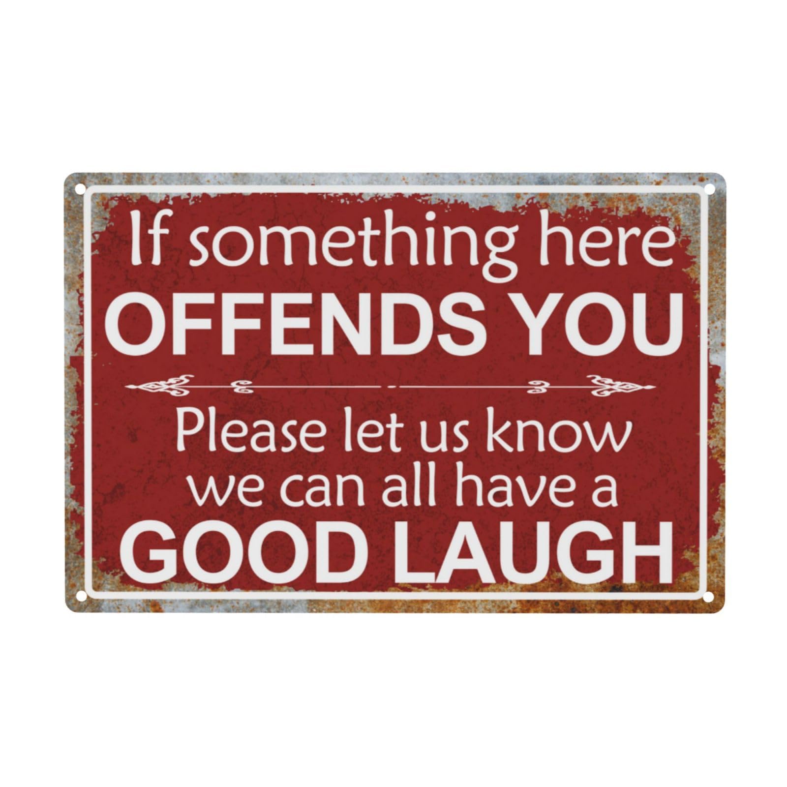 SMAZDFXX Funny Bar Signs Man Cave Decor Metal Signs Bar Decor Accessories For Home Bar Wall Bar 8"x12"