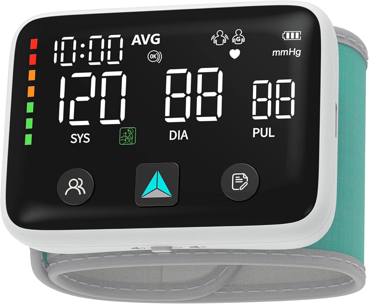 2023 Wrist Blood Pressure Monitor - Rechargeable Blood Pressure Machine Has Large LED Display with Voice & Position Sensor - 240 Sets Memory Digital Automatic Blood Pressure Wrist Cuff
