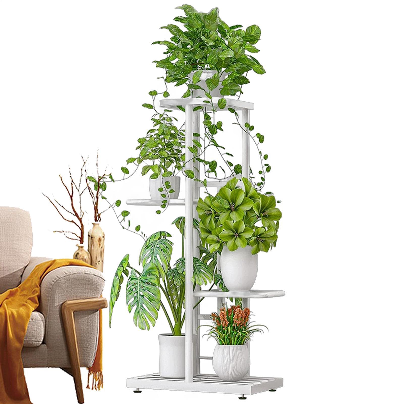 Portavasi Da Esterno Mensola Portavasi In Metallo Resistente E Robusto A | Portapiante Interno Per Interni Ed Esterni Giardino Patio Balcone Pavimento E Angolo Soggiorno