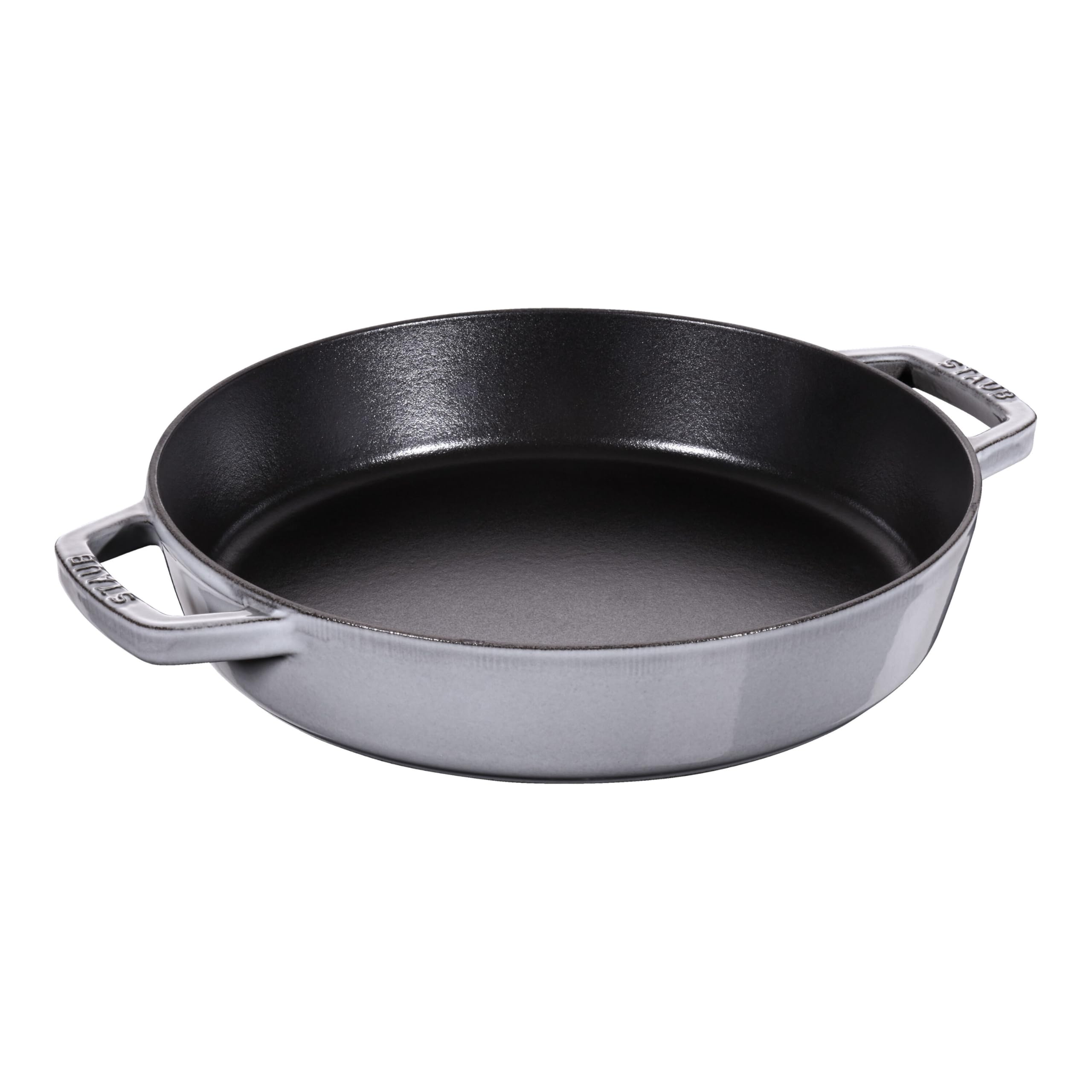Amazon.com: STAUB Cast Iron Frying Pan with Two Handles, Graphite