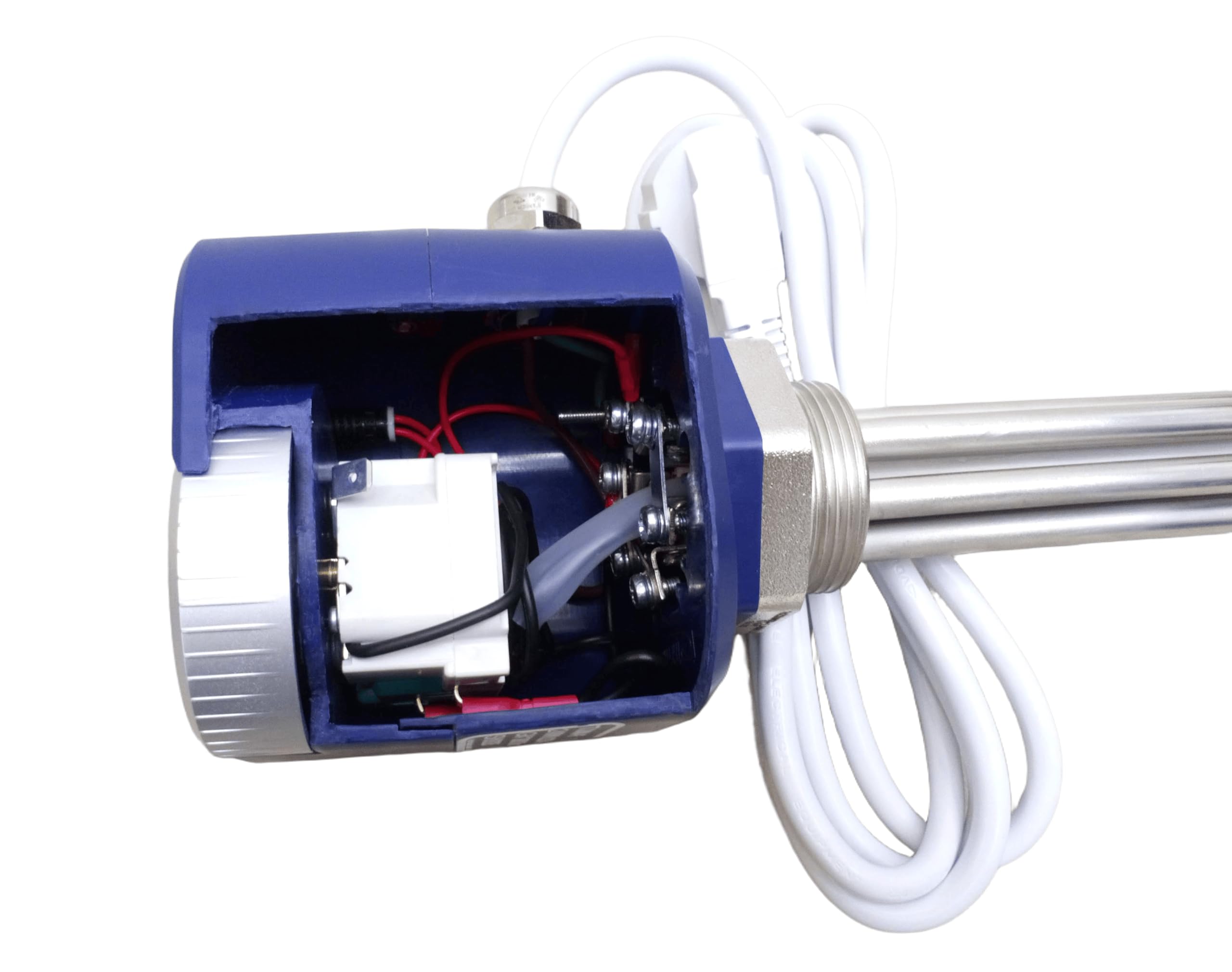 TRG 20 Heizstab Heizpatrone mit Thermostat Heizelement für Wasserspeicher Boiler 2 kW 230V