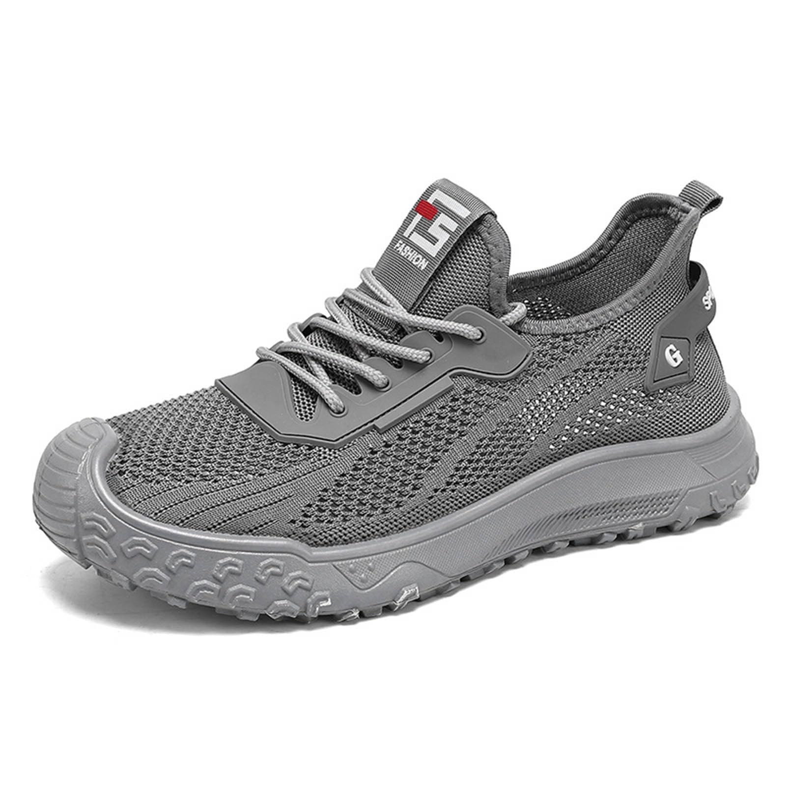 Zapatos casuales para hombre de malla transpirable, zapatos casuales para suela ligera y suave, cómodos tenis para caminar