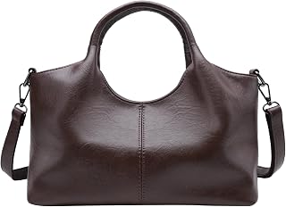 Leather Women's Shoulder Handbags, Purses for Women, Leather Purse