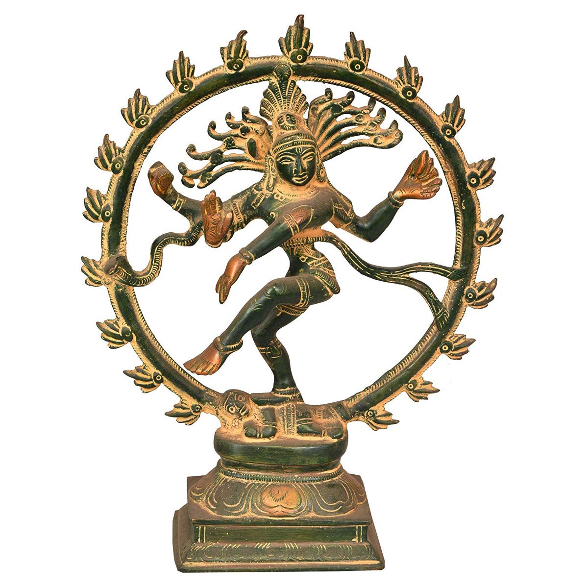 Buy Sharv Nataraja (Small Statue) Brass Statue Bhagawan Shiva's Tandava