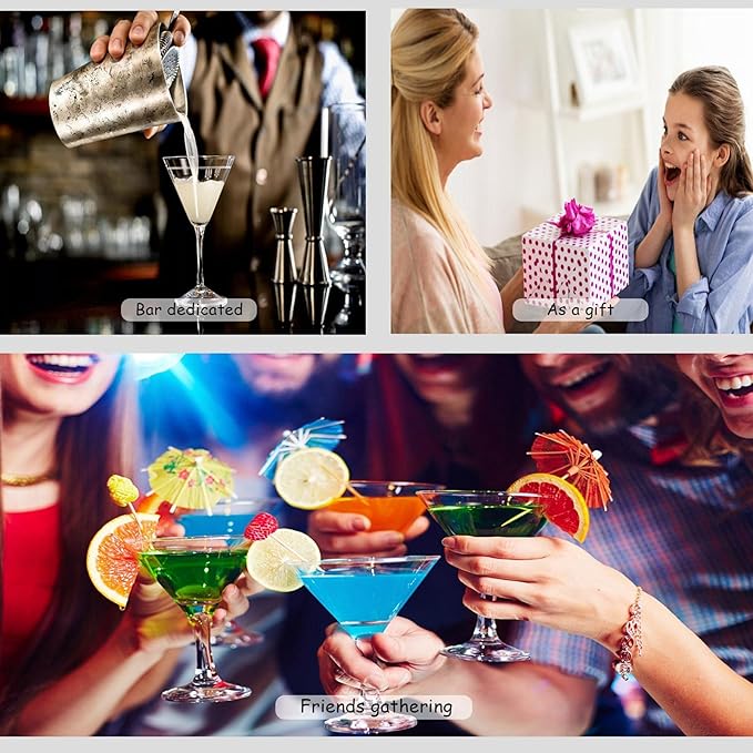 Kit de Bartender Coctelera 11 Piezas con Soporte de Madera miniatura 5