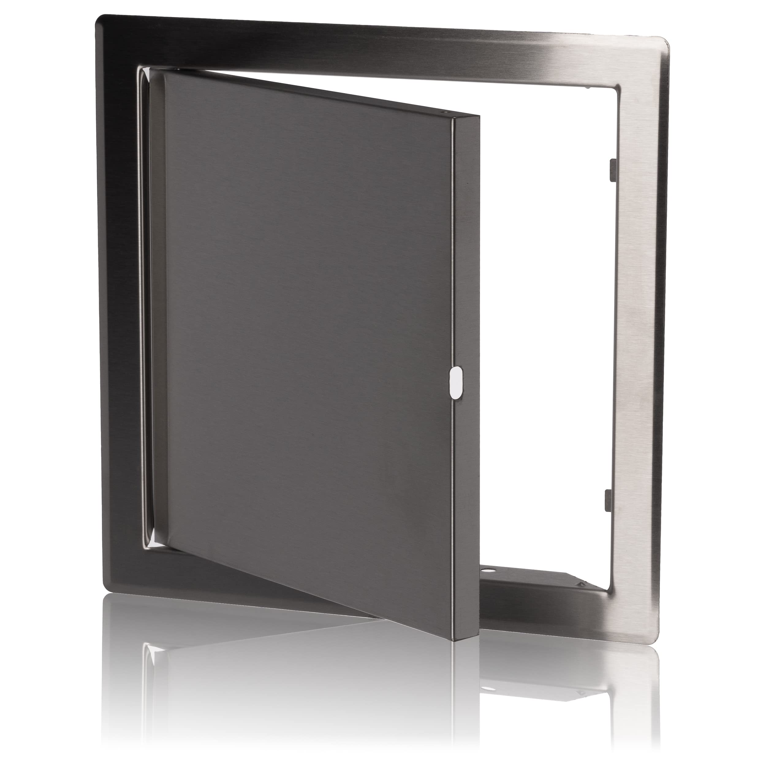 200x200mm / 8x8 inch Stainless Steel Access Panel, Anthracite Inspection Hatch for Drywall - Image 4