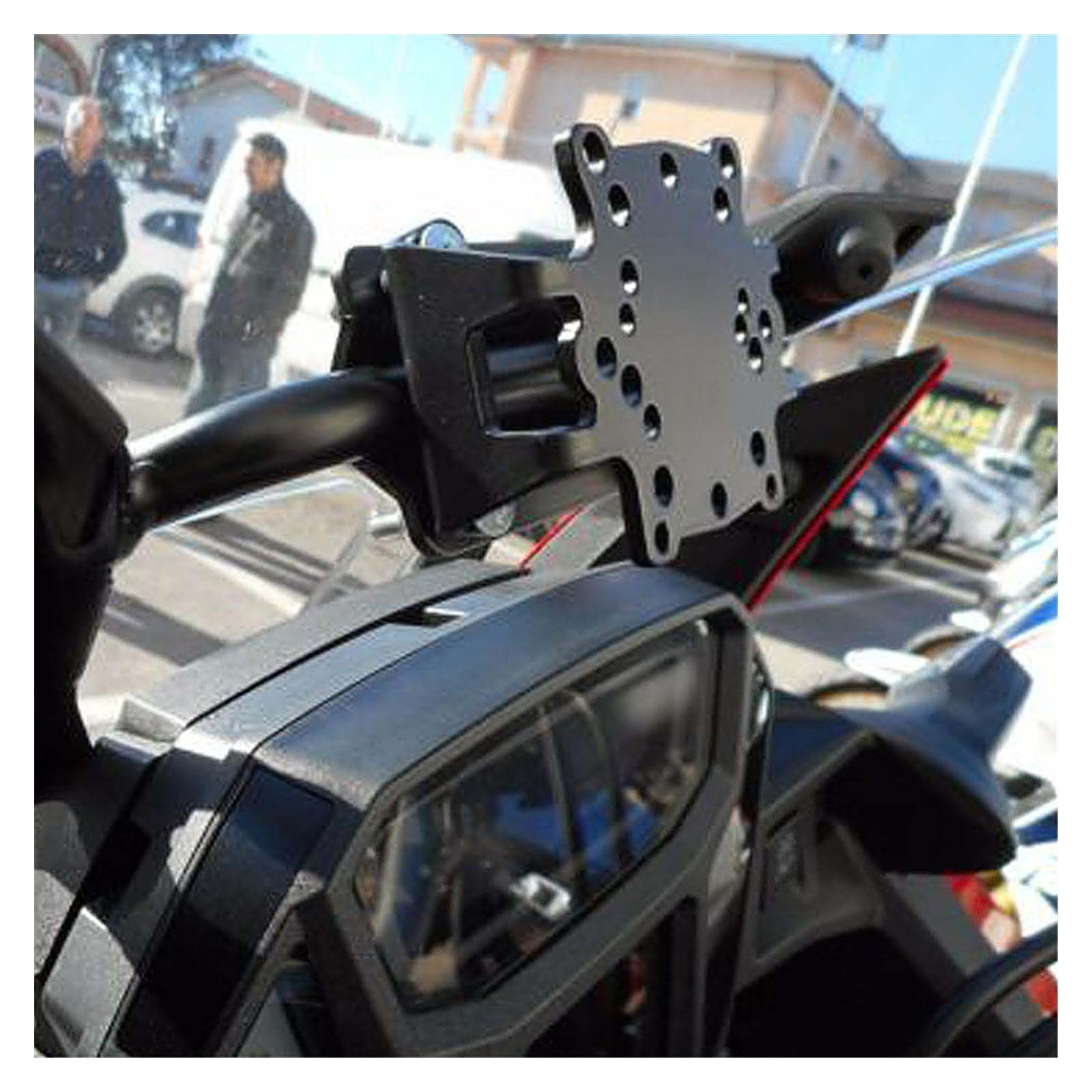 Soporte Navegación GPS para Motocicleta Soporte De Navegación para Motocicleta Placa GPS para Teléfono Móvil para para Tenere 700 para TENERE 700 (Color : B)