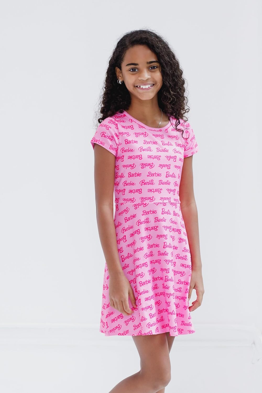 Barbie Girls 2 Pack Skater Dresses Little Kid to Big - Image 2