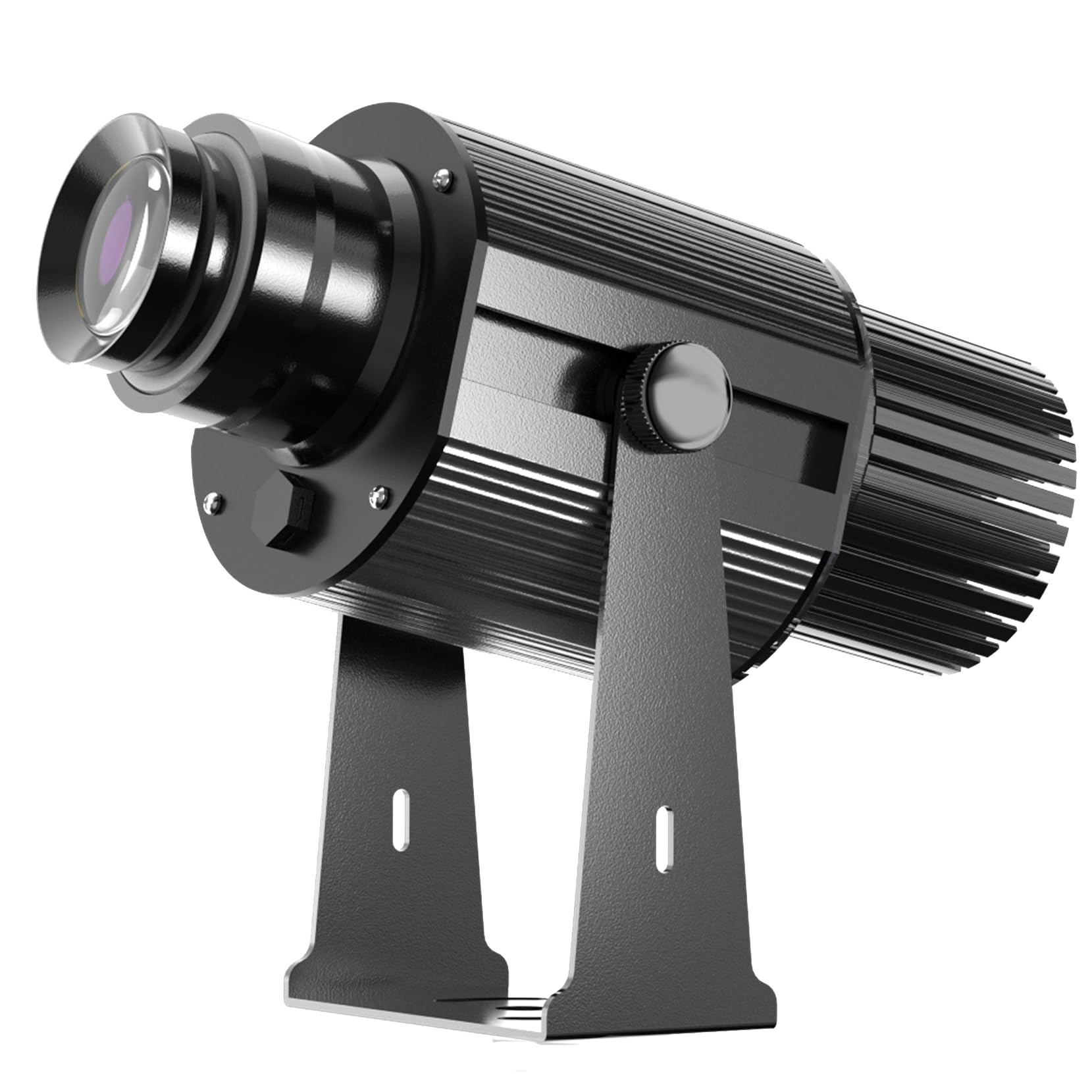 Proyector de logotipo, luces GOBO para tienda, negocios, pared, exterior, impermeable, para tienda, publicidad, boda (negro, 50 W)