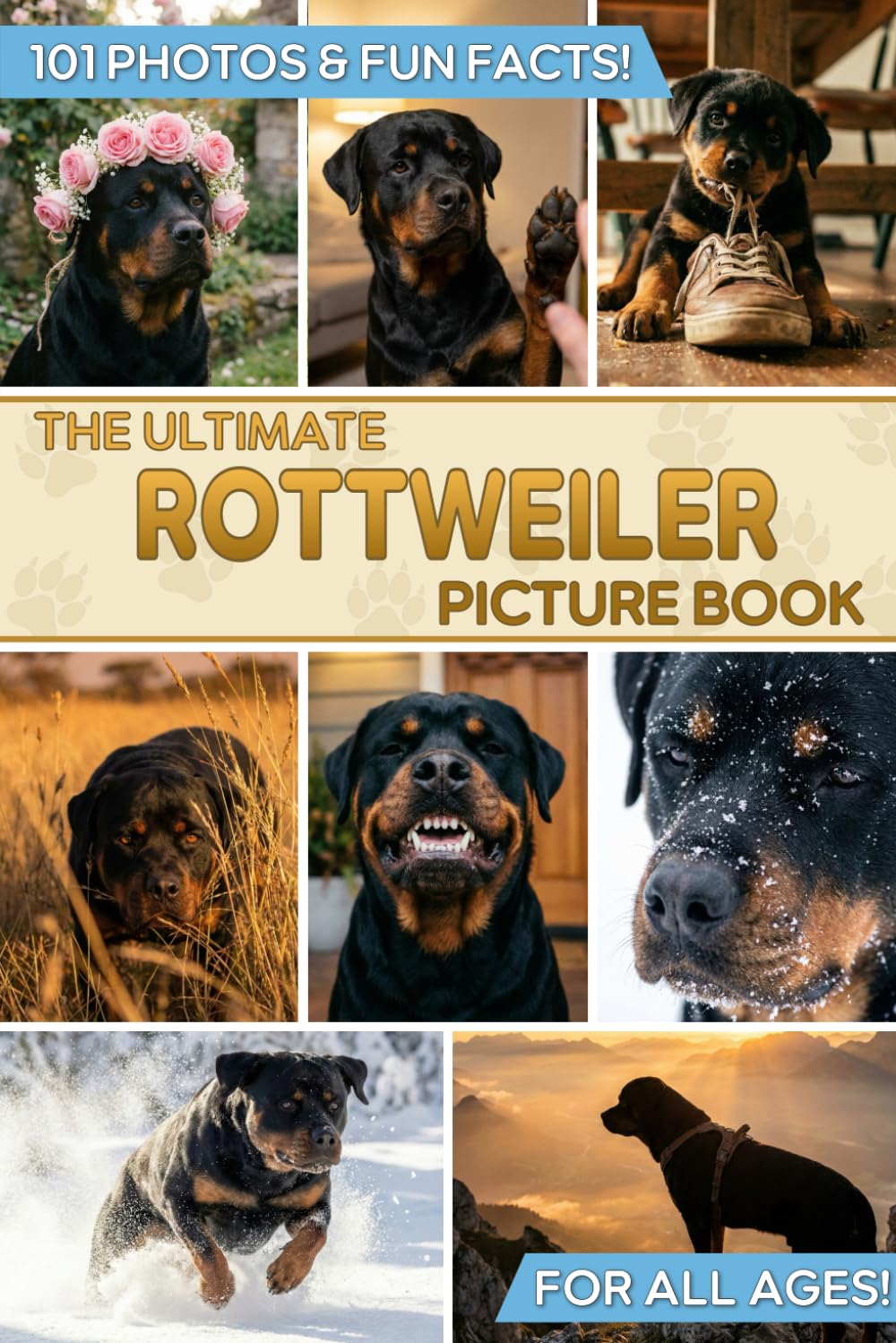 The Ultimate Rottweiler Picture Book: A Calming Picture Book for Seniors with Dementia or Alzheimer’s – Visual Aid & Gift for Dog Lovers with Photos & Fun Facts
