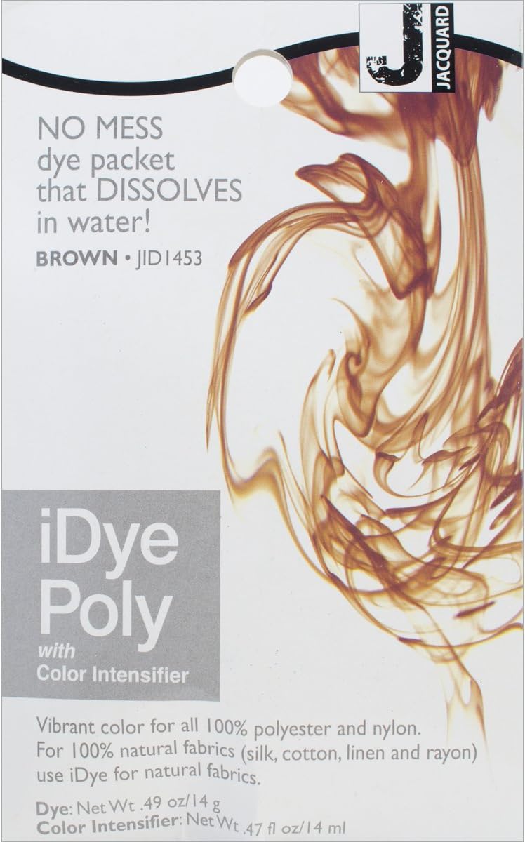 JacquardiDye 232778 Poly Synthetic Fiber Fabric Dye Brown