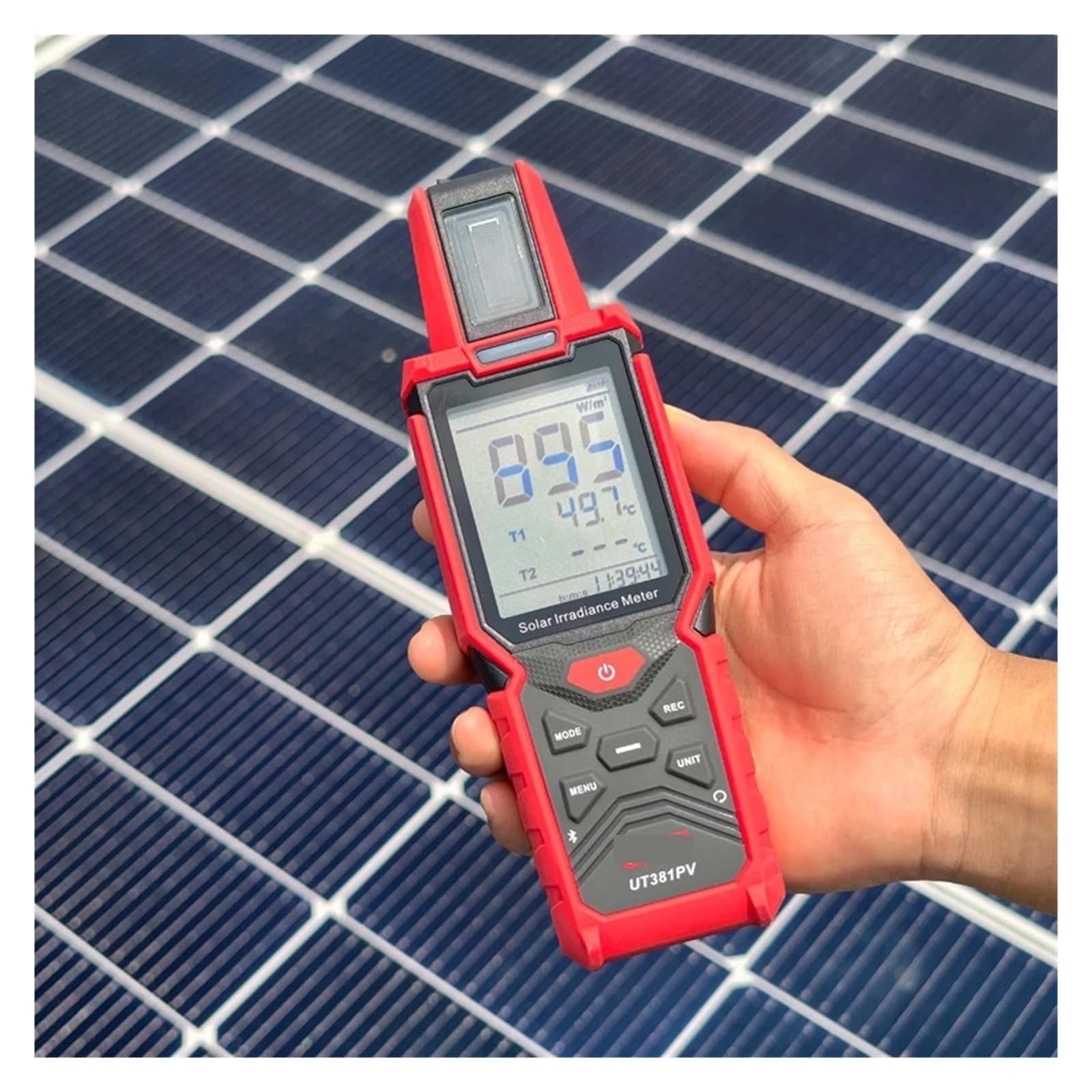 Espectrofotómetro, Comunicación Del Medidor De Irradiancia Solar UT381PV/grado Protección IP65