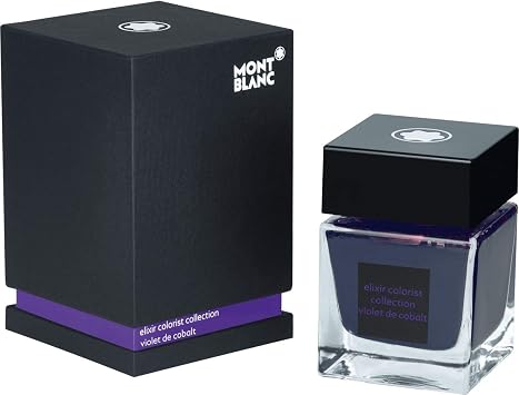 Montblanc Elixir Colorist Collection, Violet De Cobalt, Fountain Pen Ink Bottle 50 ml 116543