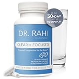 Magnesium L-Threonate Capsules - Made in USA 90 Capsules - Patented Formula for Brain Support, Memory, and Focus - Non-GMO, Gentle Magnesium Supplement for Adults - Clear and Focused by Dr. Rahi