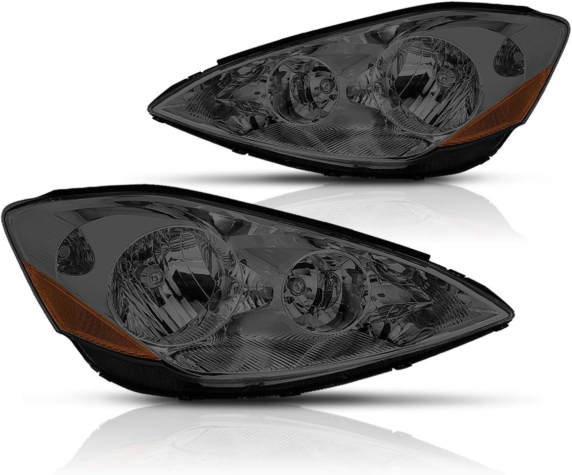 PM PERFORMOTOR 2Pcs Replacement Headlight Assembly Compatible with Sienna 06-10 | Headlamps with Amber Corner