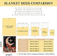 Vista 5 de Manta de hongos, ultra suave, cálida y ligera, de franela de forro polar con microhongos, para cama, sofá, regalo de viaje, decoración de hongos