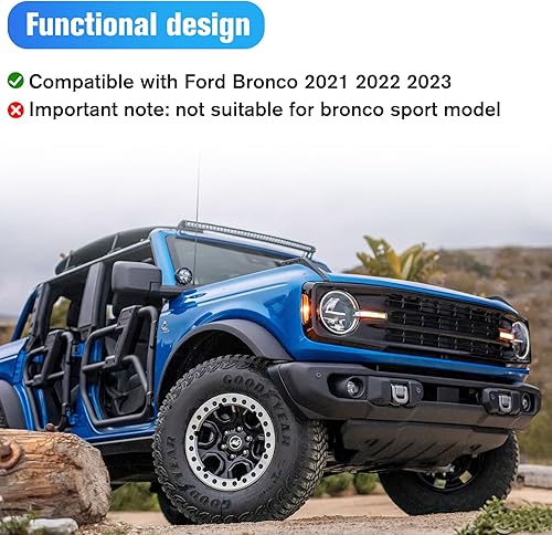 Miniatura 6 de Bandeja organizadora de palanca de cambios de consola central compatible con Ford Bronco 2021 2022 2023 24 puertas, caja de almacenamiento lateral