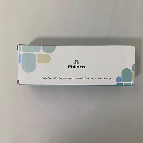 Miniatura 8 de Philorn Trituradora de prensa de ajo de acero inoxidable profesional para cocina, picadora de jengibre, exprimidor de ajo, fuerte y duradera, fácil